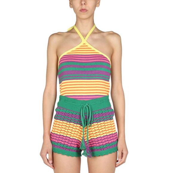 Gallo 1927 Women Striped Pattern Top - Picture 1 of 4